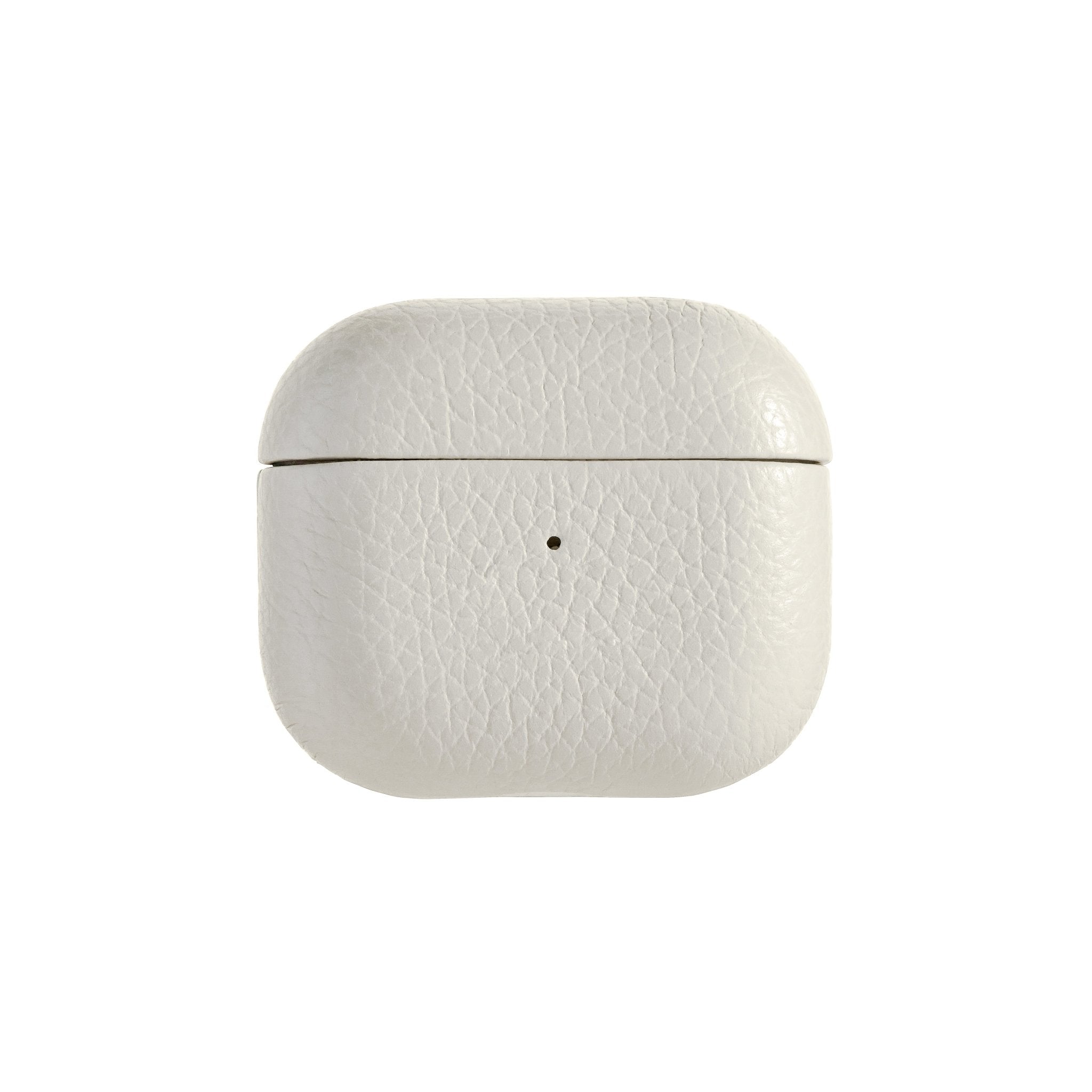 Ubique Italy Luxury AirPods 3 Case Pebble Grain Leather Venetian Grey