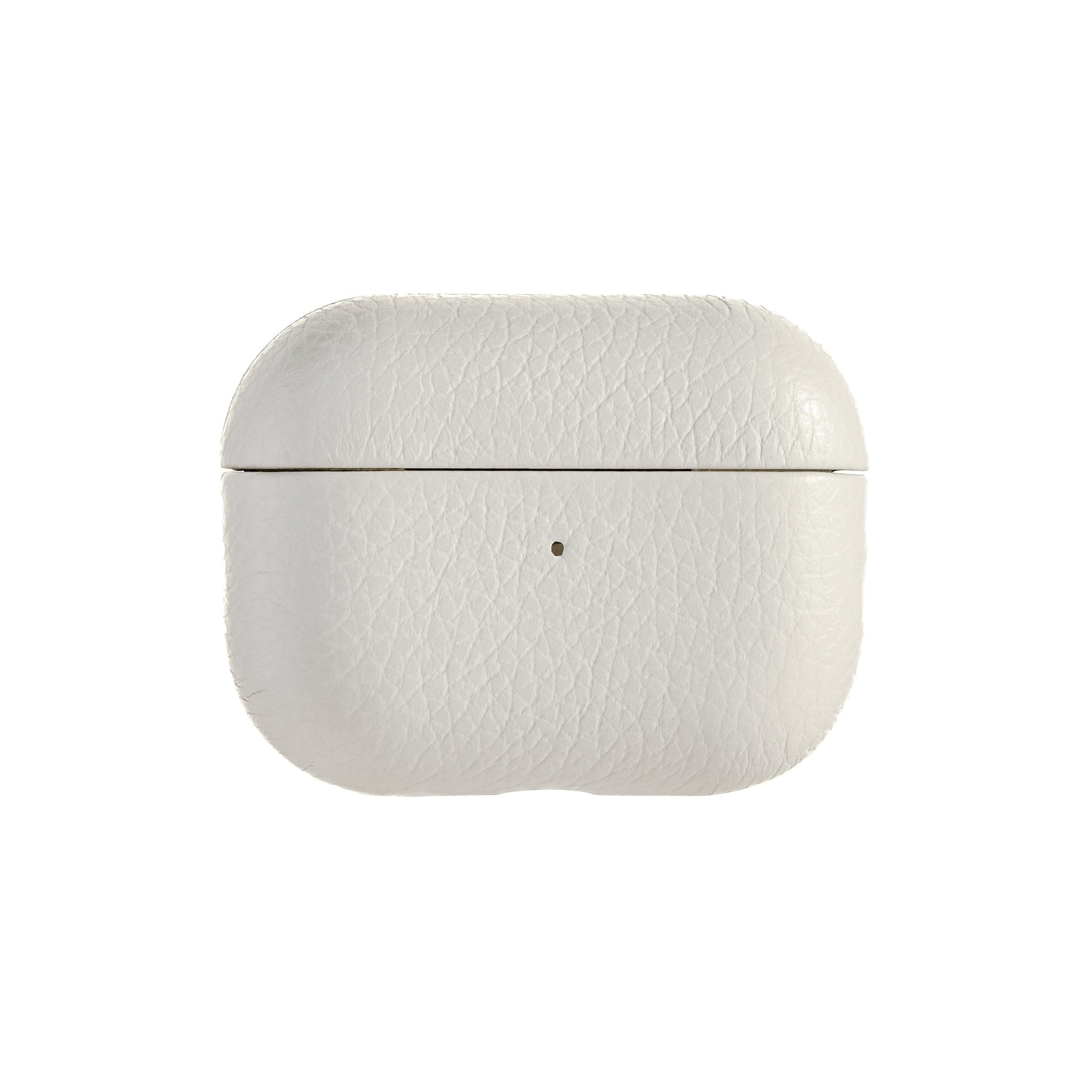 Ubique Italy Luxury AirPods Pro 2 Case Pebble Grain Leather Venetian Grey