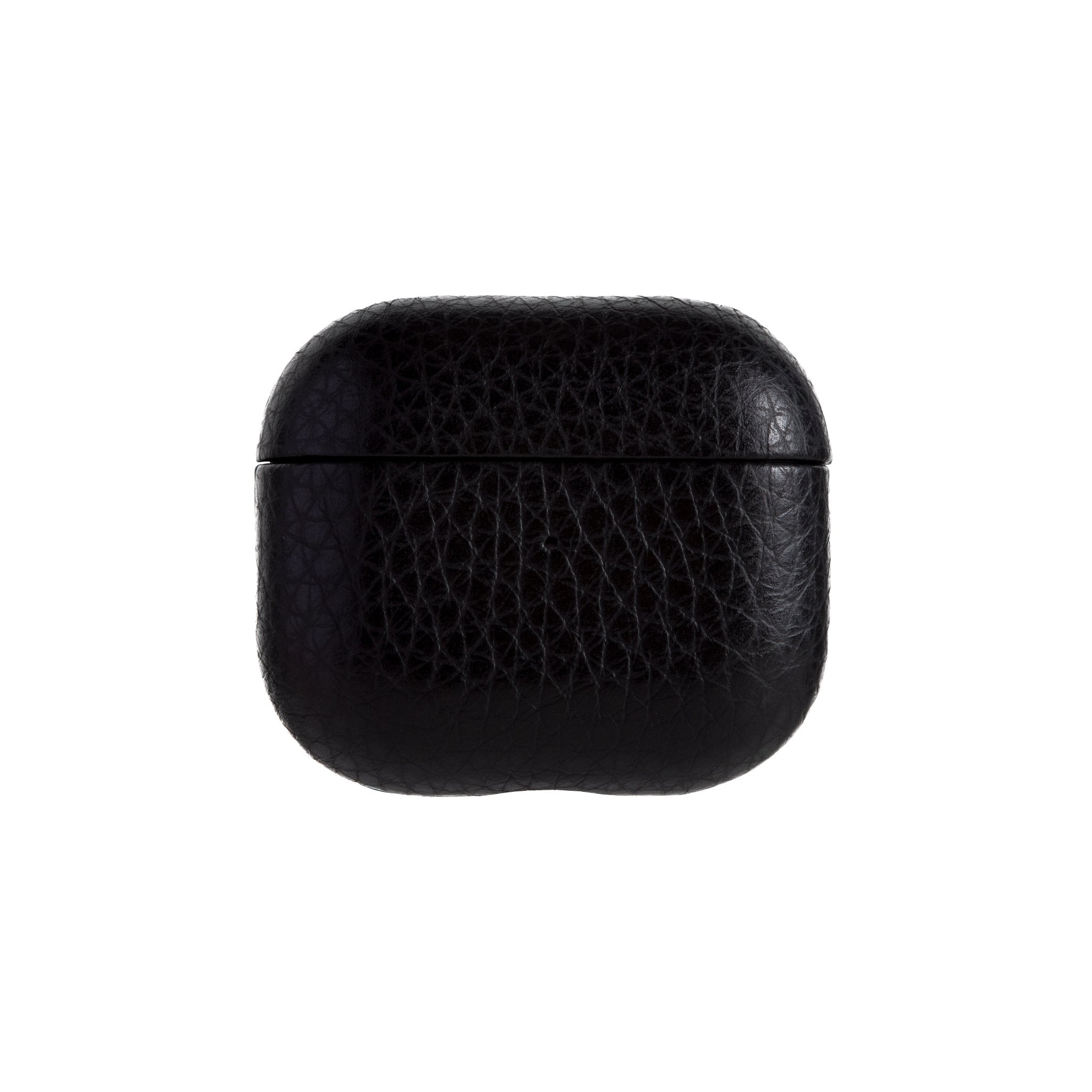 Ubique Italy Luxury AirPods 3 Case Pebble Grain Leather Black
